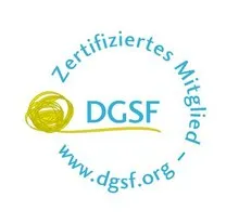 Siegel „Zertifiziertes Mitglied“ der DGSF